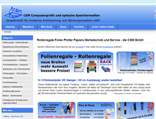 Tablet Screenshot of cgm-gmbh.de